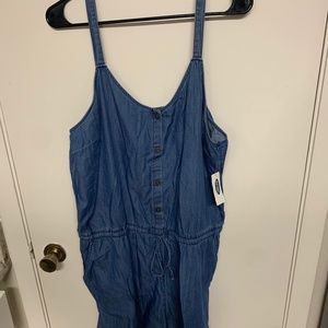 Denim Romper